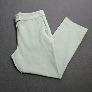 Ann Taylor Factory Petite Women 4P Blue Signature Mid Rise Cropped Pants